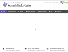 Tablet Screenshot of helmerichwomenscenter.com